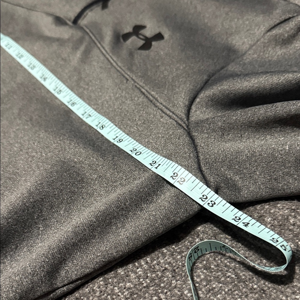 Under Armour ColdGear Quarter-Zip Pullover | Men’s Large | Gray Perf. Fleece - Picture 7 of 8